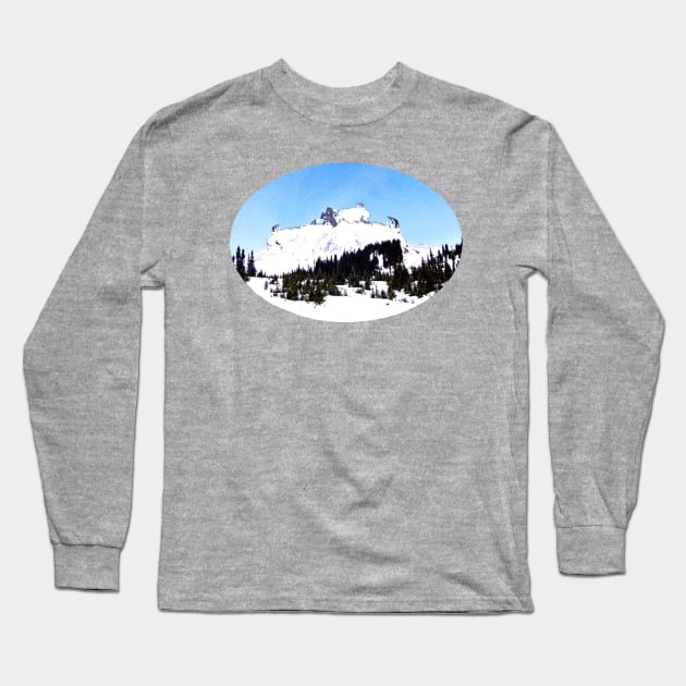 Mountain of Goats Long Sleeve T-Shirt by kimberlyjtphotoart